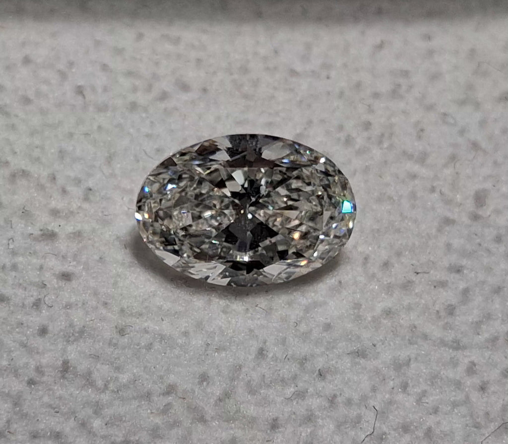GIA 2.00 CT Natural Oval Brilliant H SI2 EX VG
