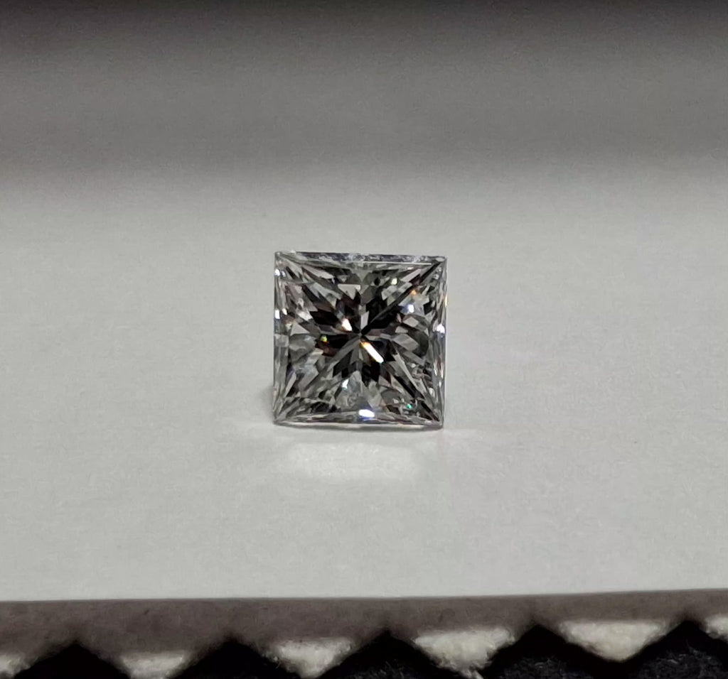 0.63 CT Natural Princess Cut G+ VS