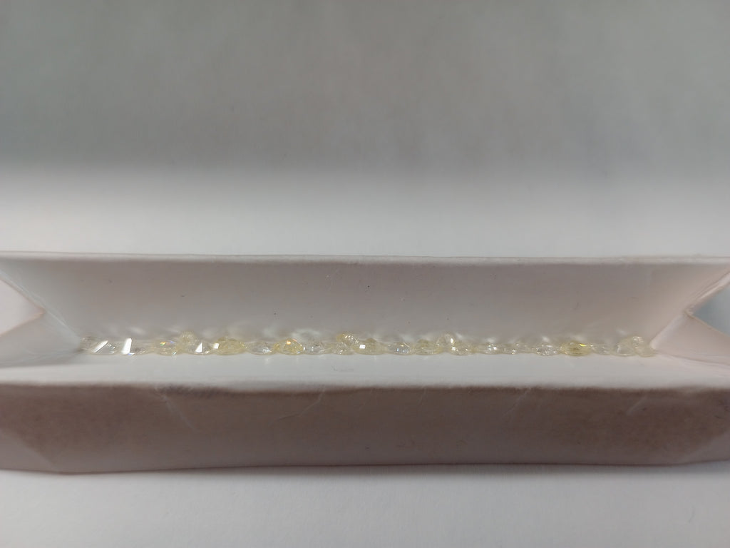 1.98 CTW Pear Cut Natural Diamond Parcel Fancy Yellow VS-SI1