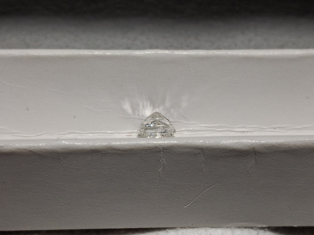 GIA 1.00 CT Natural Cushion G SI2 EX EX