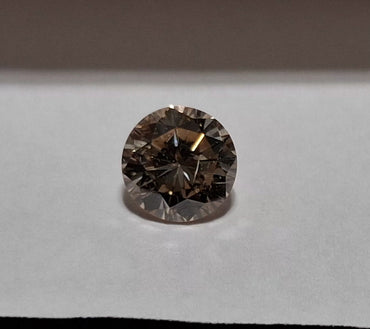 0.92 CT Natural Round Brilliant Brown SI2