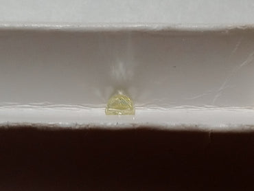 .52 CT Natural Princess Cut Yellow SI1-SI2