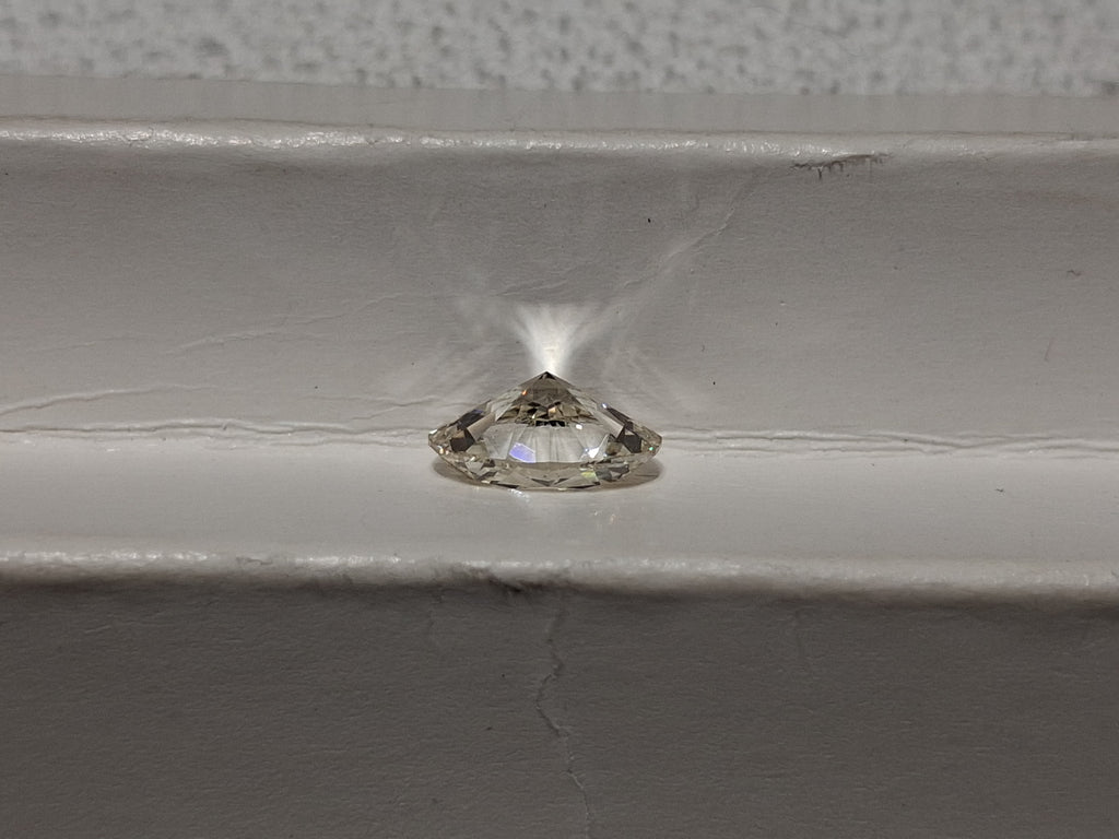 GIA 1.51 CT Natural Oval Brilliant L SI1 EX EX