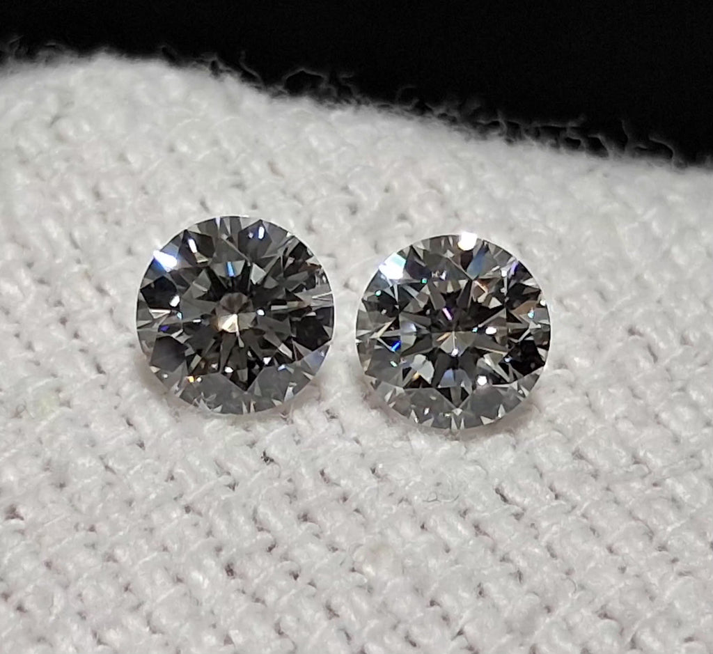 GIA 1.11 CTW Natural Round Brilliant Cut Match IJ SI1-VS2 XXX