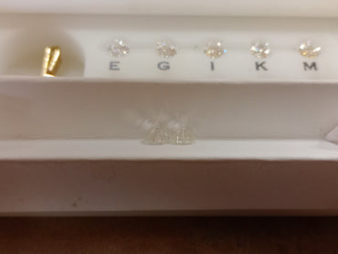 1.02 TCW H-I SI1 Natural Round Brilliant Cut Matched Diamonds