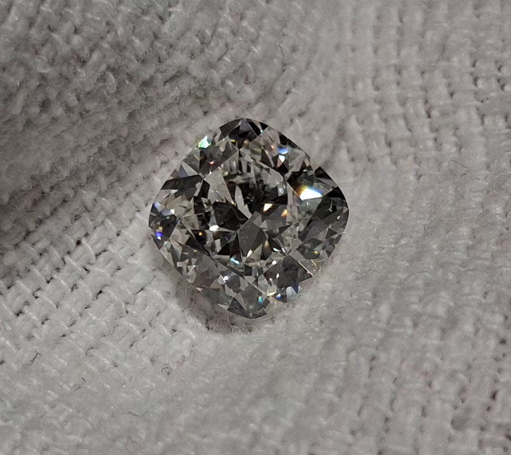 GIA 3.01 CT Natural Cushion I SI2 EX EX