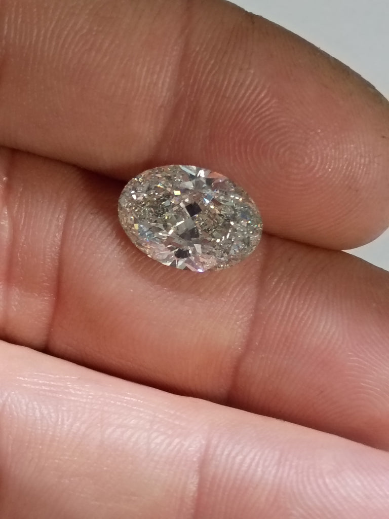 5.01 CT IGI Oval Brilliant Natural Diamond I SI2