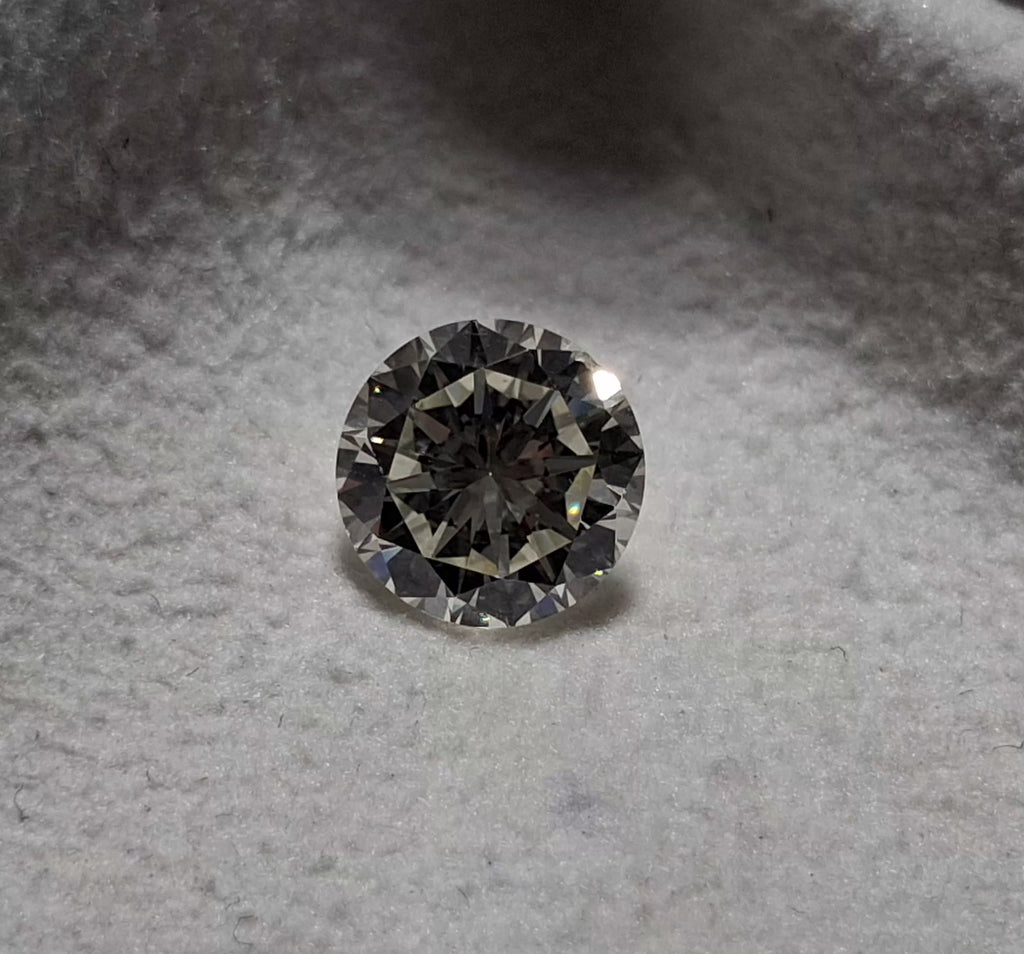 1.85 CT Natural Round Brilliant KL VS