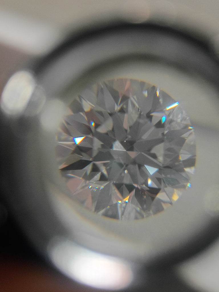 GIA 3.03 CT Round Loose Diamond, E, SI2