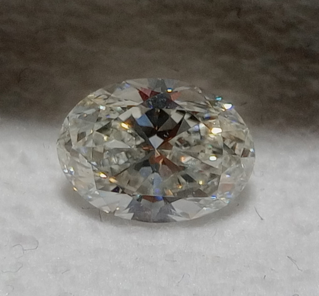1.70 CT GIA Oval Brilliant Natural Diamond J SI1