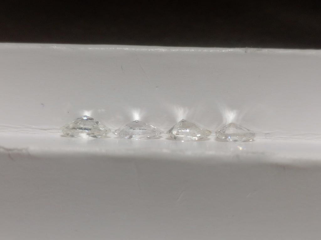1.81 TCTW Pear Shape and Marquise Cut Natural Diamonds (4) H-I VS-SI