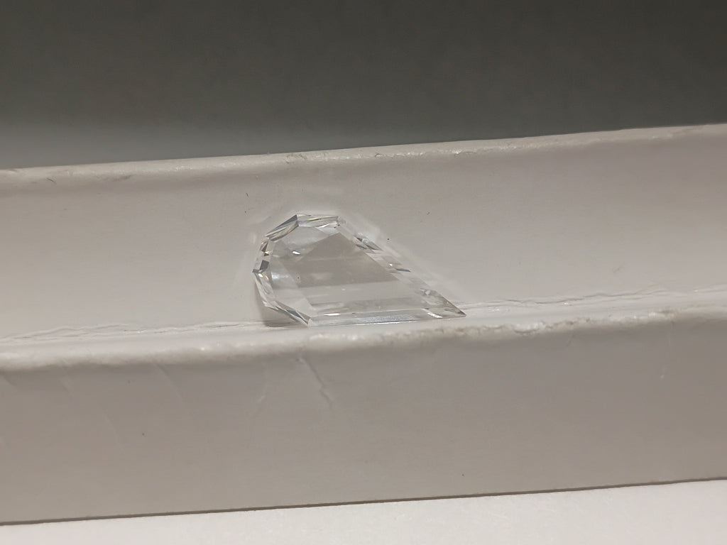 3.01 CT GIA Modified Pear Mixed Cut Natural Diamond D VS1