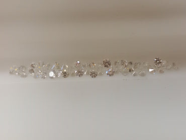 Natural Round Diamond Lot, SI-VS F-I Color 1.9CTW (300 PC)