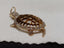 0.50 CTTW Old Cut Natural Diamond G-H SI Turtle Pendant 3.2 Dwt 18KT Gold