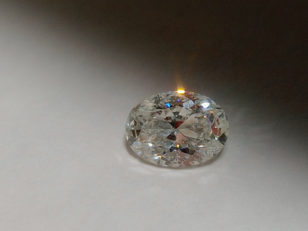0.80 CT GSI Oval Cut Natural Diamond I-J SI1-SI2
