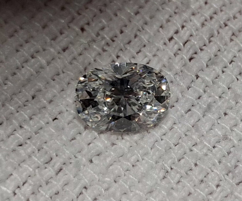 1.00 CT Natural Oval Brilliant HI SI2-I1