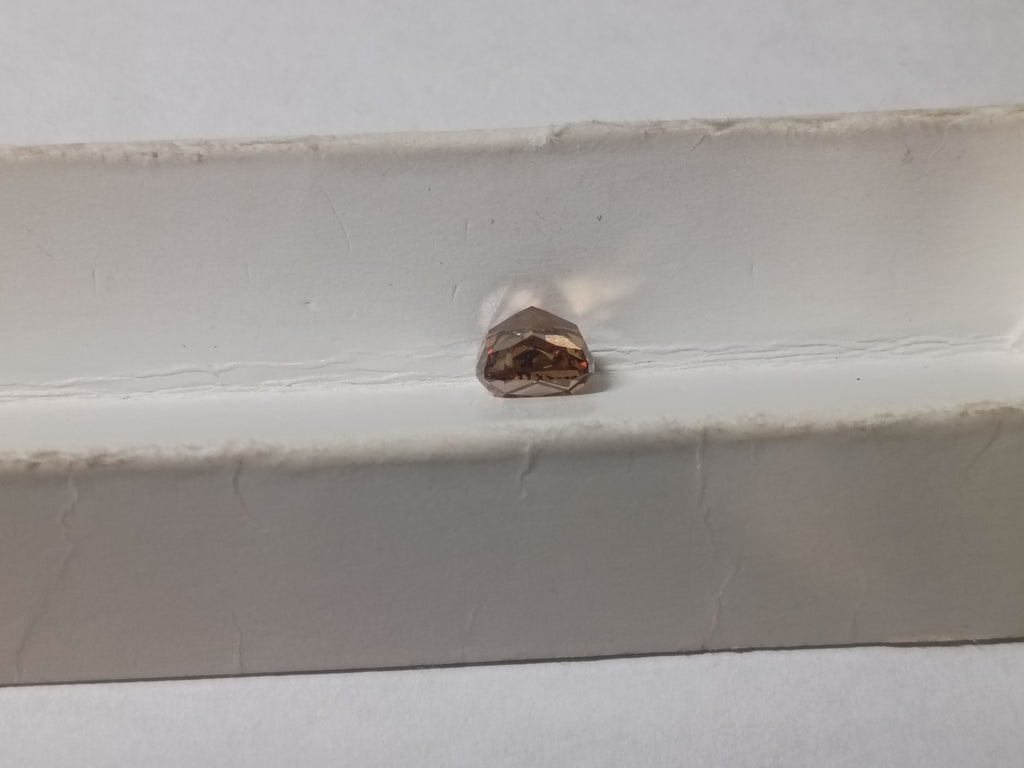 GIA 1.50 CT Natural Cushion Fancy Dark Yellowish Brown VS1 EX VG
