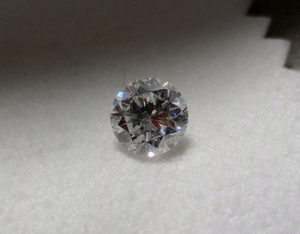 0.74 CT Round Brilliant Natural Diamond H-I I1-I2