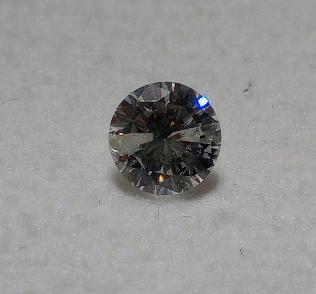 0.51 CT Round Brilliant Natural Diamond F-G I1-I2