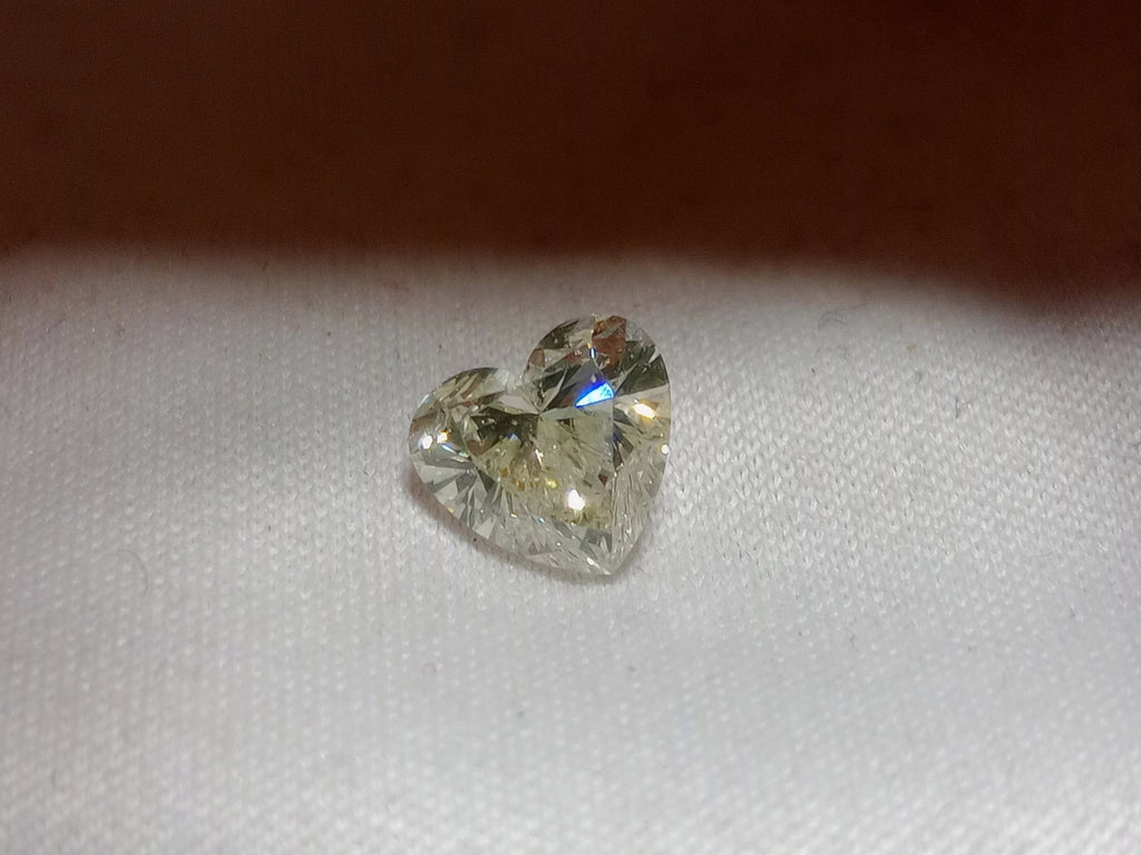 1.01 CT IGI Heart Shaped Natural Diamond J I1 XX