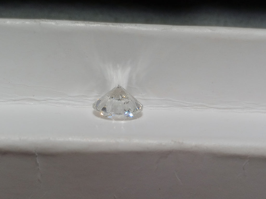 1.35 CT Natural Round Brilliant Cut H-I SI2