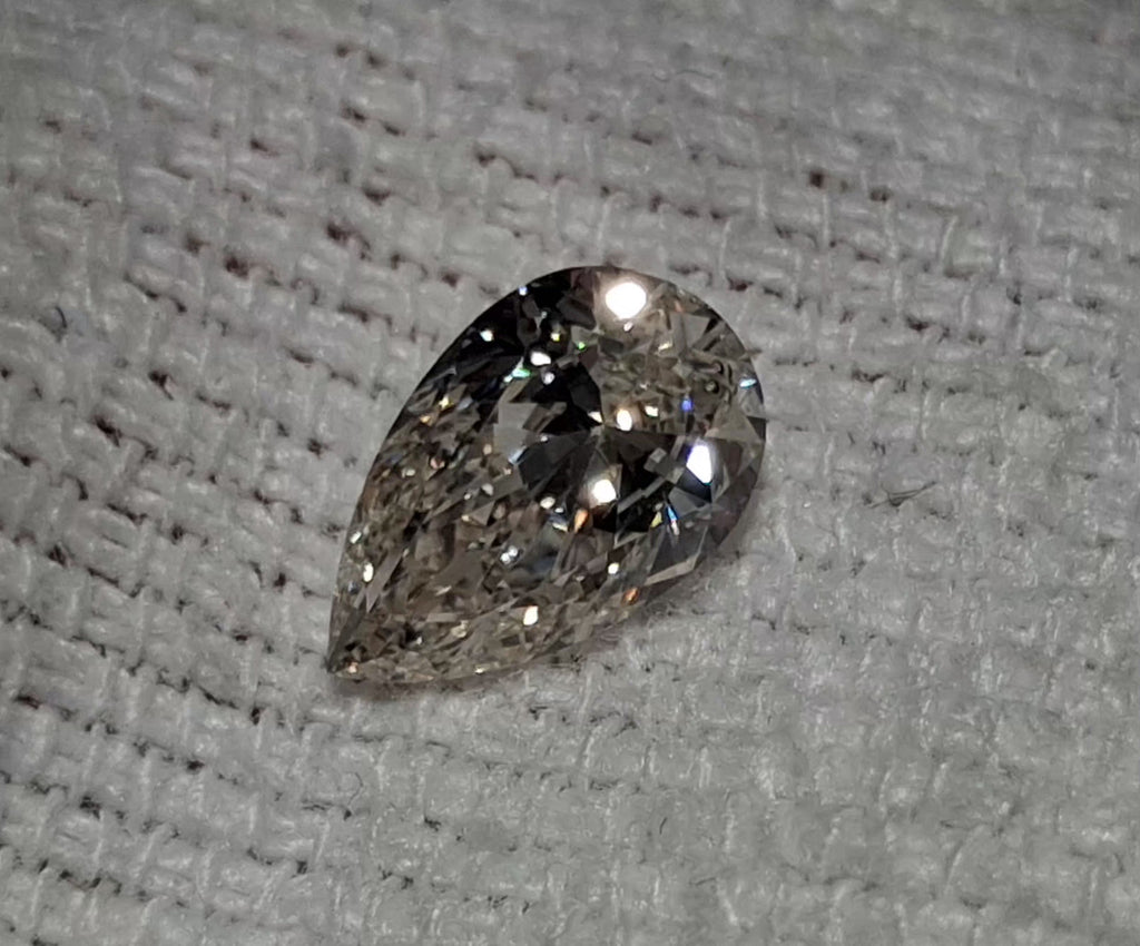 GIA 1.20 CT Natural Pear J SI2 EX-EX