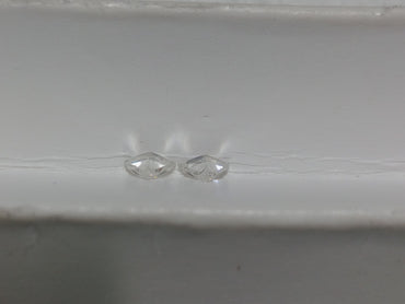 0.28 CTTW Trilliant Cut Natural Diamond Pair G-H SI+