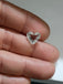 3.52 CT IGI Heart Mixed Cut Natural Diamond H SI1