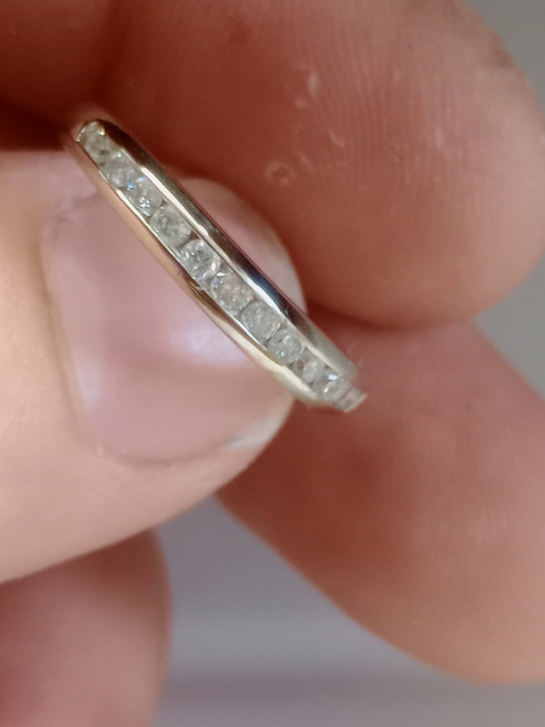 EST 0.75 CT Center Natural Marquise Diamond Ring HI I1 & Band