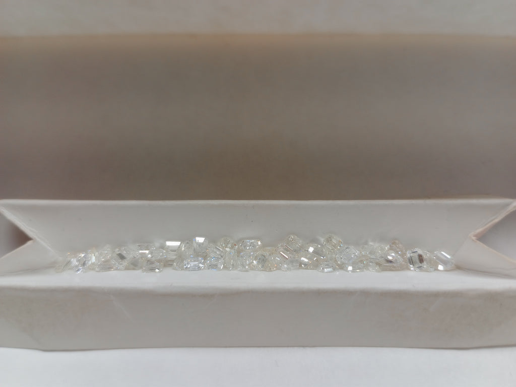 9.21 CTW Emerald Cut Natural Diamond Parcel H-L VS-SI1