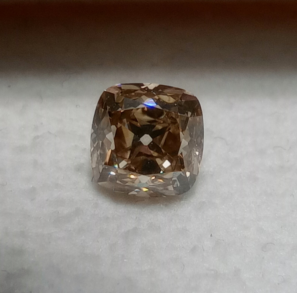 1.03 CT GIA Old Mine Brilliant Natural Diamond Fancy Brown VS2