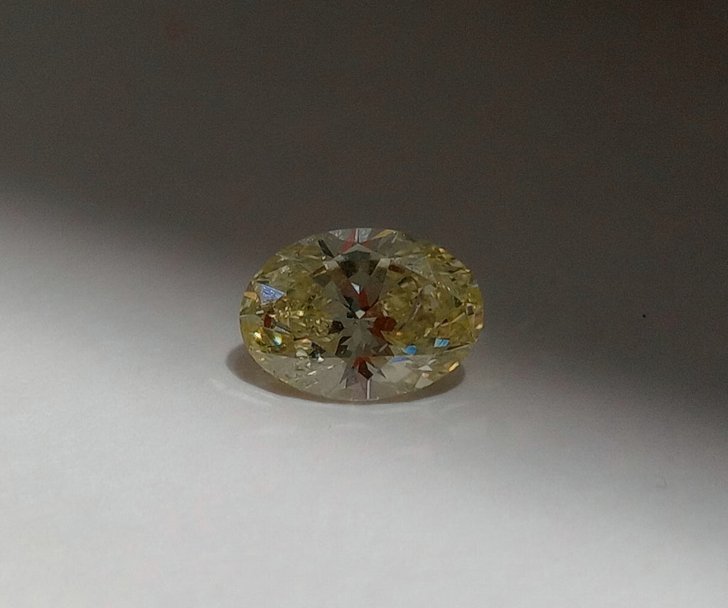 1.40 CT IGI Oval Shaped Natural Diamond W-X I1