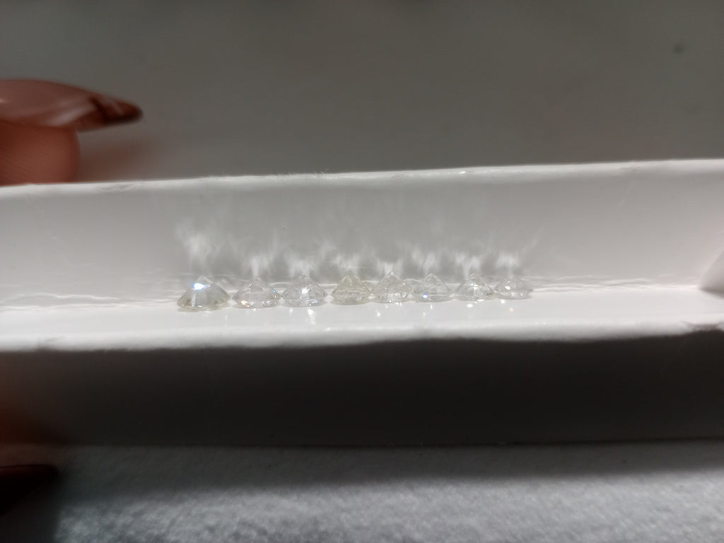 2.36 TCTW Old European Cut Natural Diamond Parcel (8) H-J SI-VS