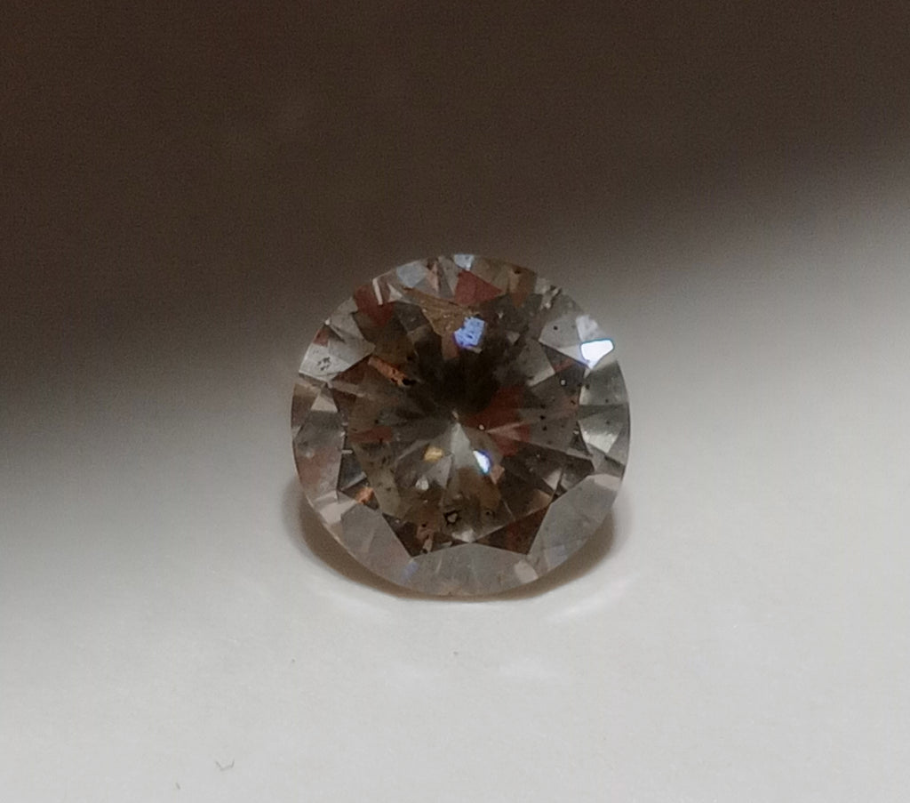 1.52 CT Round Brilliant Natural Diamond Brown I1-I2