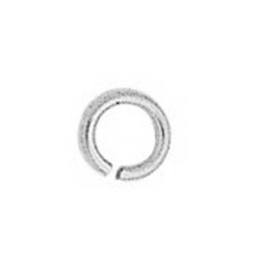 072 Inch Oval Jump Rings - Nickel Plated Steel