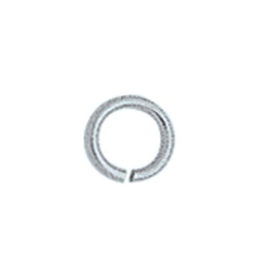 072 Inch Oval Jump Rings - Nickel Plated Steel