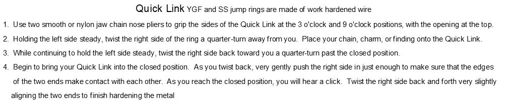 Quick Link Solderless Jump Rings